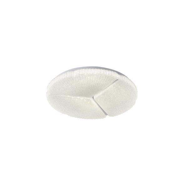 ΠΛΑΦΟΝΙΕΡΑ LED 60W 5700Lm 3000K 3CCT 3000-4000-6500KΦ 480x75mm ΛΕΥΚΟ ARTE ILLUMINA TRIANO Μέταλλο Φ0.48*Υ0.075