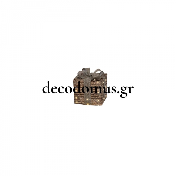 LUMINEO MICRO LED KOYTI ΔΩΡΟΥ ΑΠΟ ΓΙΟΥΤΑ ΜΕ ΜΠΑΤΑΡΙΑ ΚΑΙ ΧΡΟΝΟΔΙΑΚΟΠΤΗ MEDIUM Γιούτα