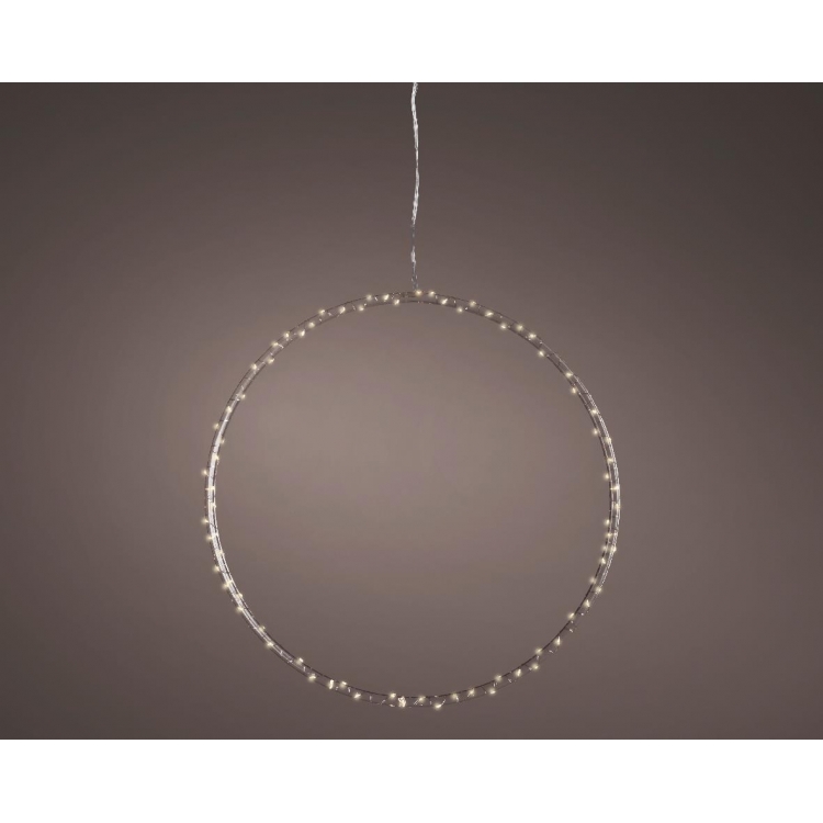 LUMINEO MICRO LED ΑΚΡΥΛΙΚΟ  ΠΛΑΙΣΙΟ ΚΥΚΛΟΣ ΜΕ ΜΠΑΤΑΡΙΑ ΚΑΙ ΧΡΟΝΟΔΙΑΚΟΠΤΗ ΕΞΩΤΕΡΙΚΟΥ ΧΩΡΟΥ Ακρυλικό Φ0.45