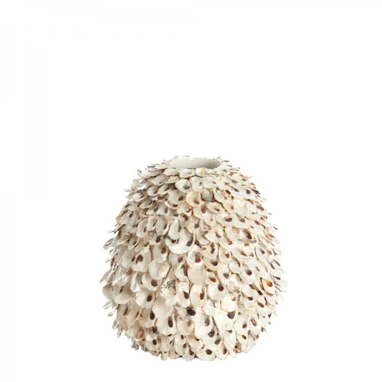 ΒΑΖΟ ΜΠΑΜΠΟΥ UBATE ΚΡΕΜ ΚΑΙ ΚΑΦΕ  Lihgt & Living Bamboo Φ0.26*Υ0.27