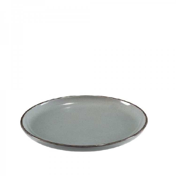 TUSCANY GREY-BLUE ΠΙΑΤΟ ΡΗΧΟ 27X2,5CM 6 TEM Stoneware Φ0.27*Υ0.025