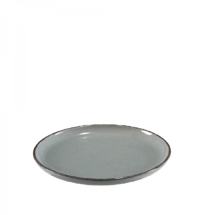 TUSCANY GREY-BLUE ΠΙΑΤΟ ΦΡΟΥΤΟΥ 22X2CM 6ΤΕΜ Stoneware Φ0.22*Υ0.02