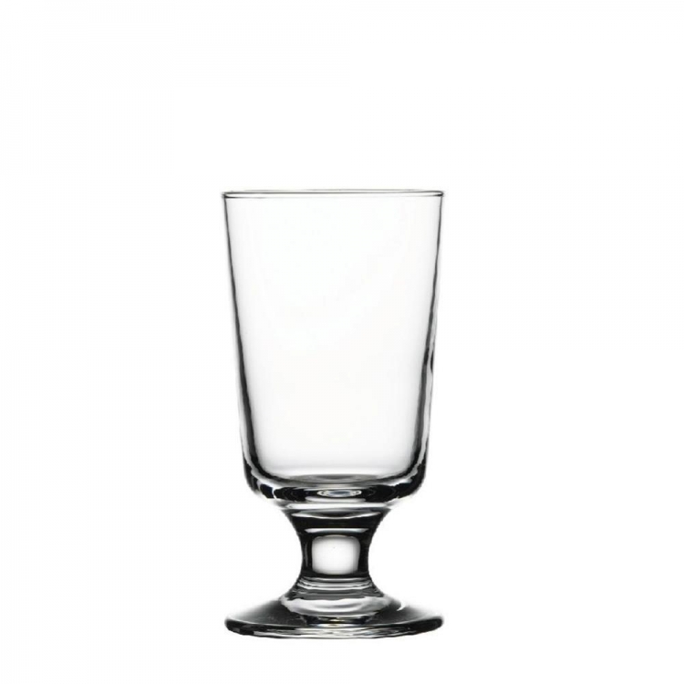 ΠΟΤΗΡΙ ΝΕΡΟΥ ΜΕ ΠΟΔΙ DIS. TAVERNA WATER 230CC SET 6TEM Γυαλί Φ0.07*Υ0.134