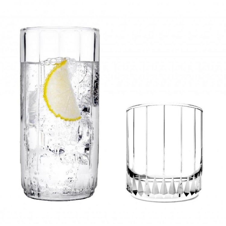 LEIA ΠΟΤΗΡΙΑ ΣΕΤ12 ΤΕΜ 6XWHISKEY 265CC / 6XLD 310CC Γυαλί 0.285*0.155*0.23