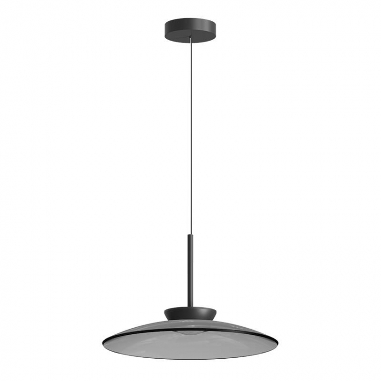 ΜΟΝΟΦΩΤΟ ΚΡΕΜΑΣΤΟ ΦΩΤΙΣΤΙΚΟ LED 31W 2700K-3000K TRIAC ΜΑΥΡΟ ΜΑΤ - ΚΑΠΝΙΣΤΟ ΓΥΑΛΙ Γυαλί Φ0.50*Υ0.10