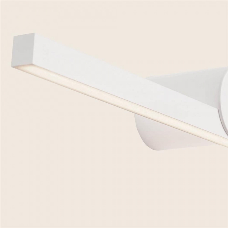 ΑΠΛΙΚΑ ΜΠΑΝΙΟΥ LED 21W 3000K ΛΕΥΚΟ ΣΑΓΡΕ ΑΛΟΥΜΙΝΙΟ IP54 Αλουμίνιο Μ1.00Π0.10Υ0.075