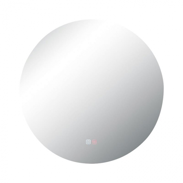 ΚΑΘΡΕΦΤΗΣ ΜΕ ΦΩΣ LED 15W 3000K-4000K ΣΤΡΟΓΓΥΛΟΣ BACK LIGHT ΜΕ DIMER ΑΦΗΣ ΚΑΙ ΑΝΤΘΑΜΒΩΤΙΚΟ ΔΙΑΚΟΠΤΗ IP44 Αλουμίνιο Φ0.60
