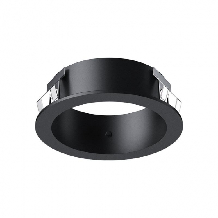 ΧΩΝΕΥΤΟ ΚΑΛΥΜΜΑ ΓΙΑ DOWNLIGHT LED ΣΠΟΤ 12W ΣΑΓΡΕ ΜΑΥΡΟ Αλουμίνιο Φ0.057*Υ0.021