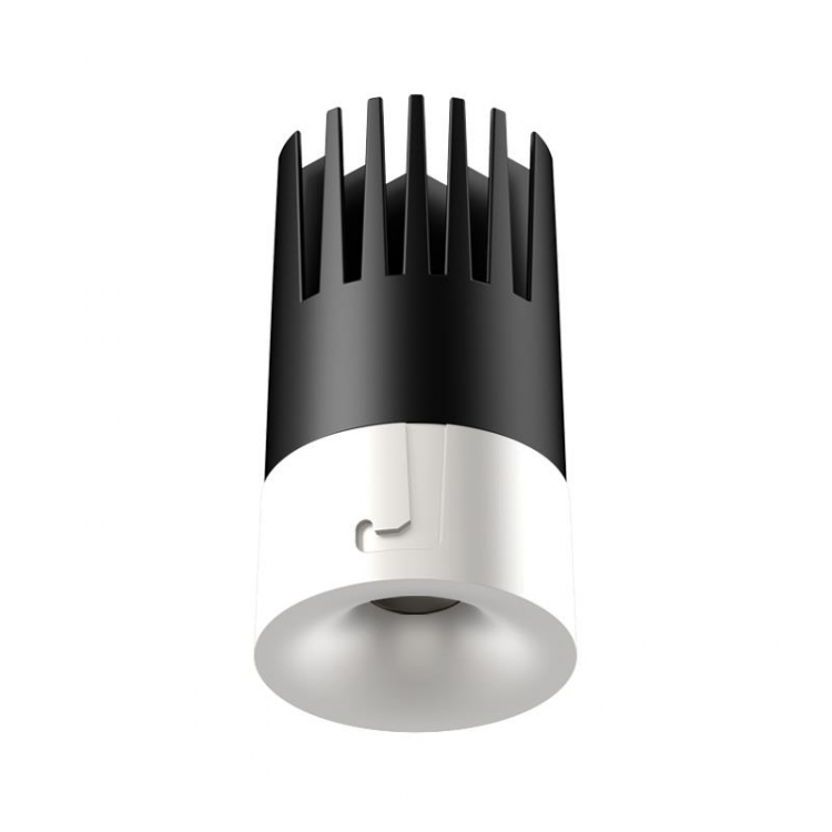 DOWNLIGHT LED ΣΠΟΤ, 12W 3000K ΣΑΓΡΕ ΛΕΥΚΟ Αλουμίνιο Φ0.044*Υ0.08