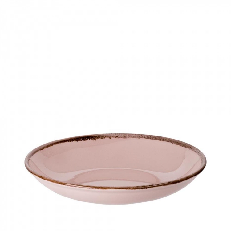 VIBES PINK ΠΙΑΤΟ ΒΑΘΥ 23ΕΚ. 6TEM Πορσελάνη Φ0.23*Υ0.04