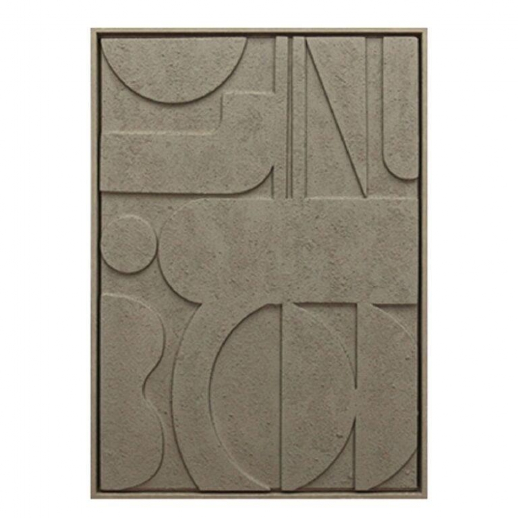 ΠΙΝΑΚΑΣ ΣΕ 3D ΜΠΕΖ PVC/MDF 50X70X3ΕΚ Συνθετικό