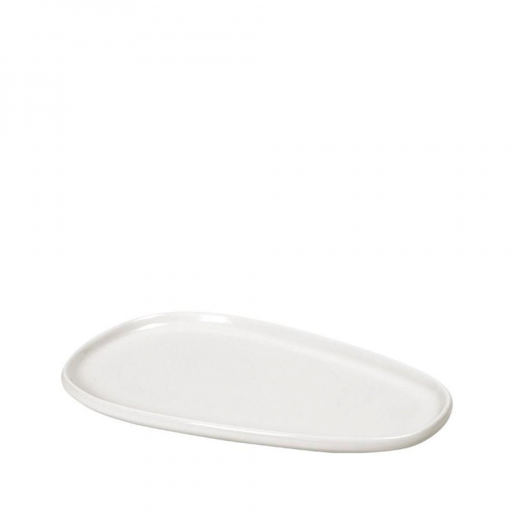 SIDERS ΠΙΑΤΕΛΑ ΡΗΧΗ ΤΡΙΓΩΝΙΚΗ IVORY ΜΕΓΑΛΗ Πορσελάνη Μ0.358Π0.266Υ0.014