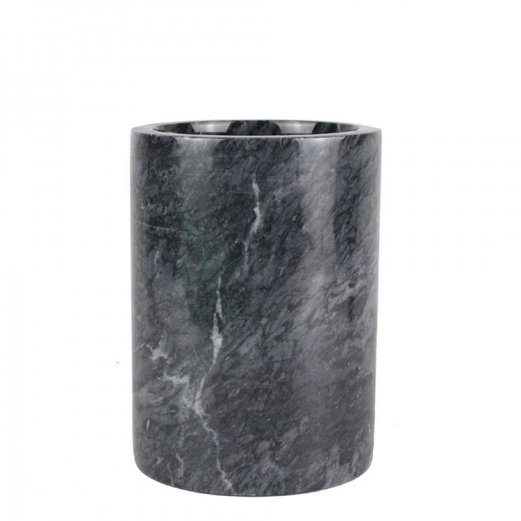 WINE COOLER ΜΑΡΜΑΡΟ  ΜΑΥΡΟ 13Χ13Χ18ΕΚ Μάρμαρο Φ0.13*Υ0.18