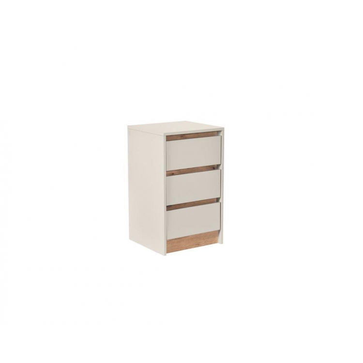 Κομοδίνο NORDIC 3F κασμίρ/ artisan 40x67x38 Μελαμίνη M0.40Π0.38Υ0.67