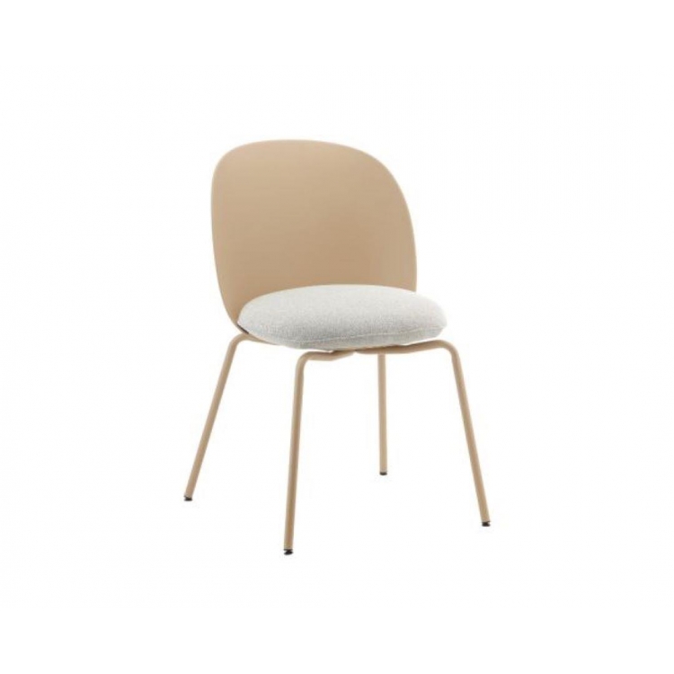 Καρέκλα πολυπροπυλένιου CHLOE μπεζ χακί 79x50x56 Πολυπρεπιλένιο Μ0.50Π0.56Υ0.79
