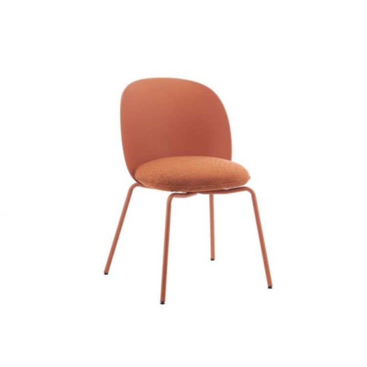 Καρέκλα πολυπροπυλένιου CHLOE πορτοκαλί 79x50x56 Πολυπρεπιλένιο Μ0.50Π0.56Υ0.79