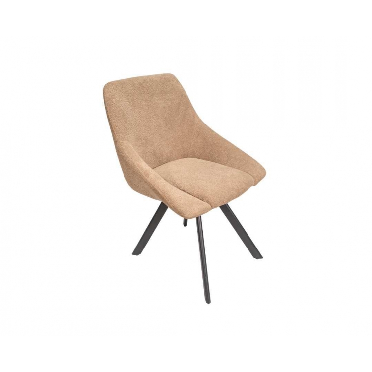Καρέκλα τραπεζαρίας ALVAR Καφέ Coco 05 57x57x85 Μέταλλο Μ0.57Π0.57Υ0.85