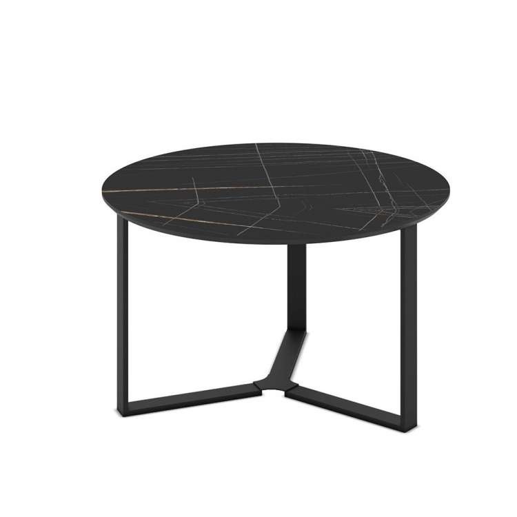 Σετ τραπέζι σαλονιού MIAMI SONATA SUPER MATT 90X45 και 68X40 Μέταλλο 0.90*0.45/0.68*0.40