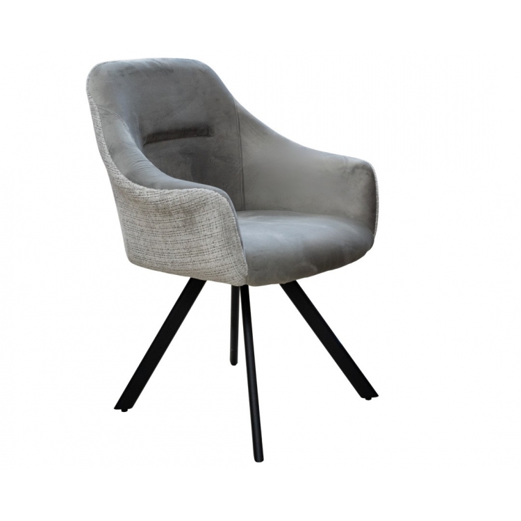Καρέκλα τραπεζαρίας KOZAN Cremona 81/ Riviera 91 66x54x76 Μέταλλο Μ0.66Π0.54Υ0.76