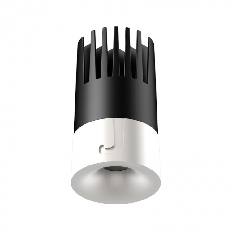 DOWNLIGHT LED ΣΠΟΤ, 12W 2700K ΣΑΓΡΕ ΛΕΥΚΟ Αλουμίνιο Φ0.044*Υ0.08