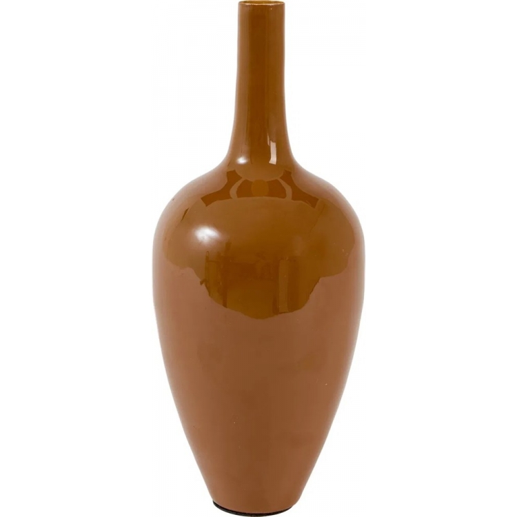Διακοσμητικό βάζο JAVIER Φ12x29 cm, γυαλιστερό καραμελέ, Light & Living Μέταλλο Φ0.12*Υ0.29