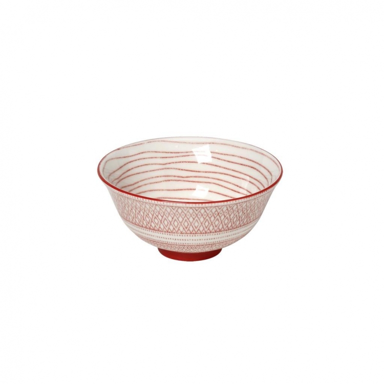ΜΠΟΛ ΒΑΘΥ ΜΕΓΑΛΟ ΚΟΚΚΙΝΟ CHARLOTTE Stoneware 17*9