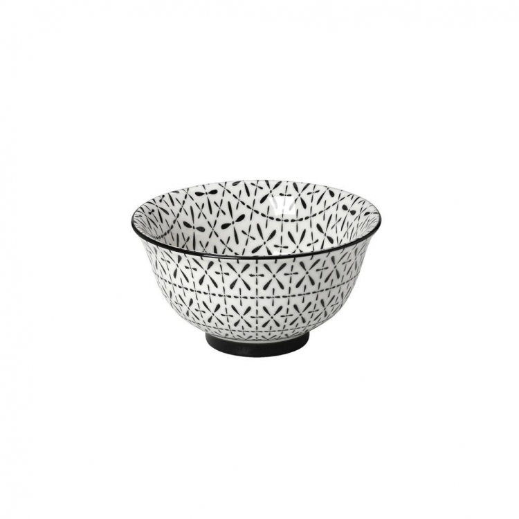 ΜΠΟΛ ΜΑΥΡΟ LAYLA Stoneware Φ17*9