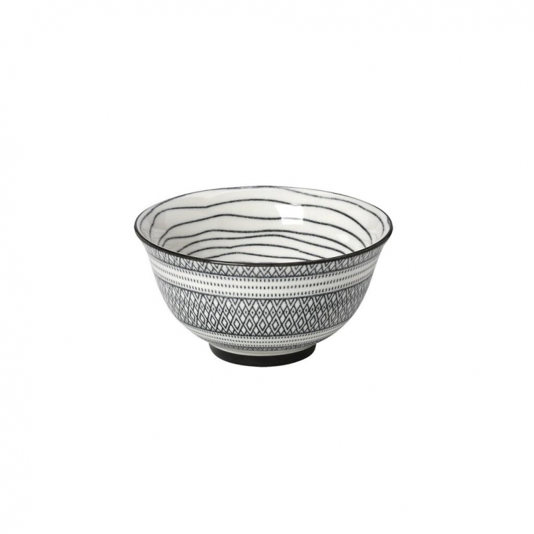 ΜΠΟΛ ΜΑΥΡΟ CHARLOTTE Stoneware Φ17*9