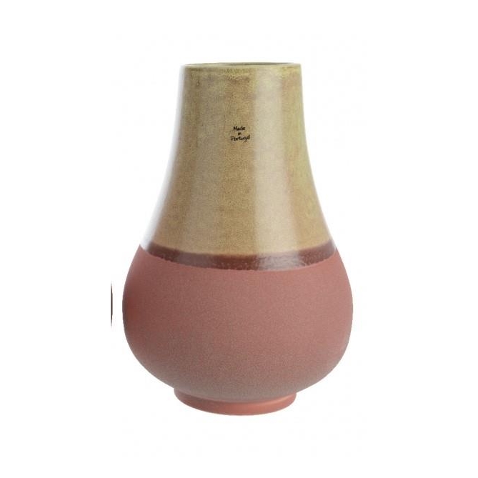 ΒΑΖΟ ΜΠΕΖ - ΡΟΖ Made in Portugal Kaemingk Κεραμικό Φ22*30
