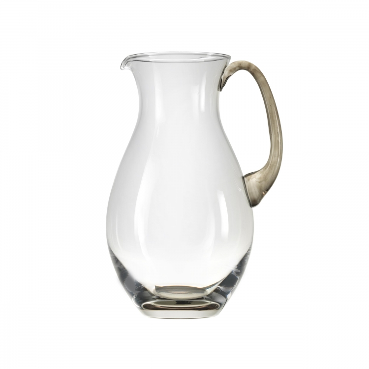 ΚΑΝΑΤΑ ΜΕ ΧΕΡΟΥΛΙ ΓΚΡΙ DAFNE SMOKY Γυαλί Φ17*24Υ