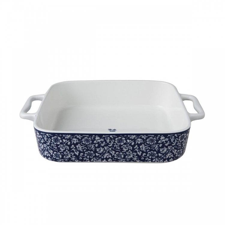 LAURA ASHLEY-ΠΥΡΙΜΑΧΟ ΣΕΡΒΙΡΙΣΜΑΤΟΣ ΤΕΤΡΑΓΩΝΟ 23x23 SWEET ALLYSUM-BLUEPRINT Πορσελάνη 24*24*6