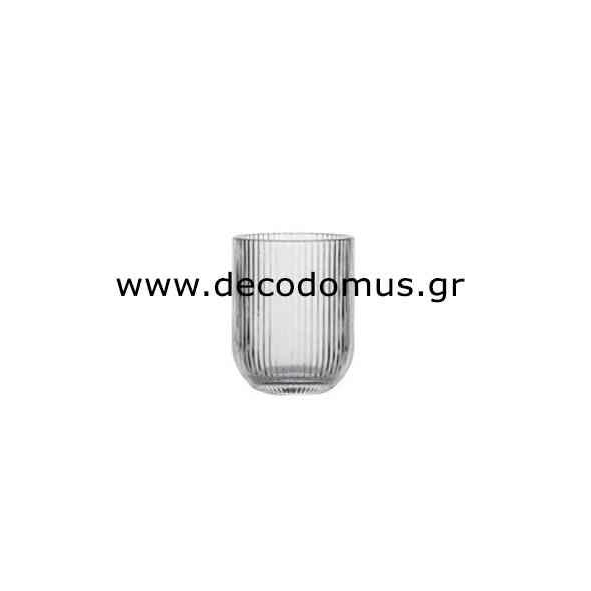 ΠΟΤΗΡΙ ΟΥΙΣΚΙ ΔΙΑΦΑΝΟ ΑΝΑΓΛΥΦΟ 277ml 6ΤΜΧ Γυαλί Φ7.4*9.5
