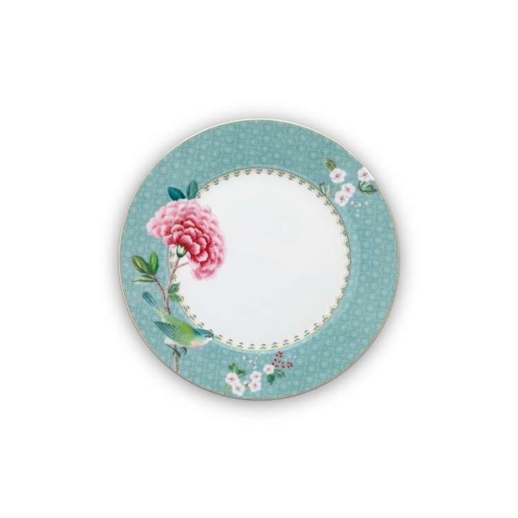 ΠΙΑΤΟ BLUSHING BIRDS BLUE ΣΕΤ6 Πορσελάνη Φ21*3