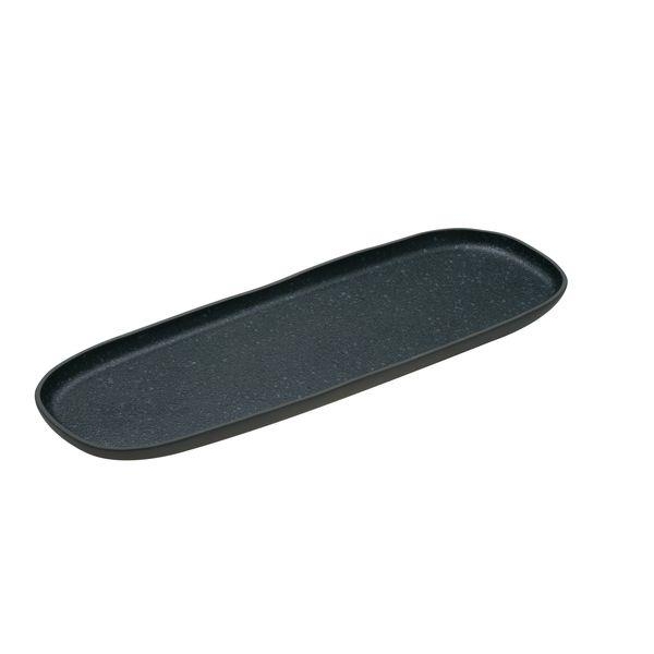 ΠΙΑΤΕΛΑ GRANITE ΟΒΑΛ ΜΠΛΕ-ΑΝΘΡΑΚΙ Πορσελάνη 5*18*2.5