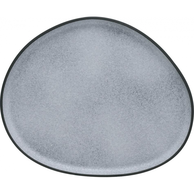 ΠΙΑΤΕΛΑ ΣΕΡΒΙΡΙΣΜΑΤΟΣ ΣΤΡΟΓΓΥΛΗ  GRANITE ΓΚΡΙ Πορσελάνη 34*27